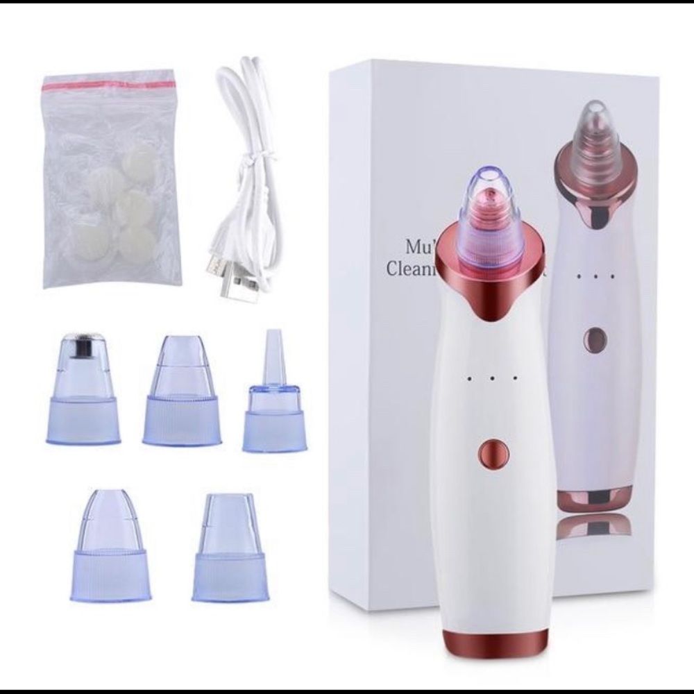 Acne/blackhead vacuum extractor.